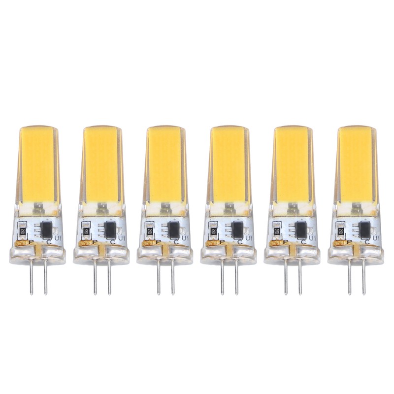6 Pieces G4 LED Bulbs 9W Dimmable COB Lamp 500LM