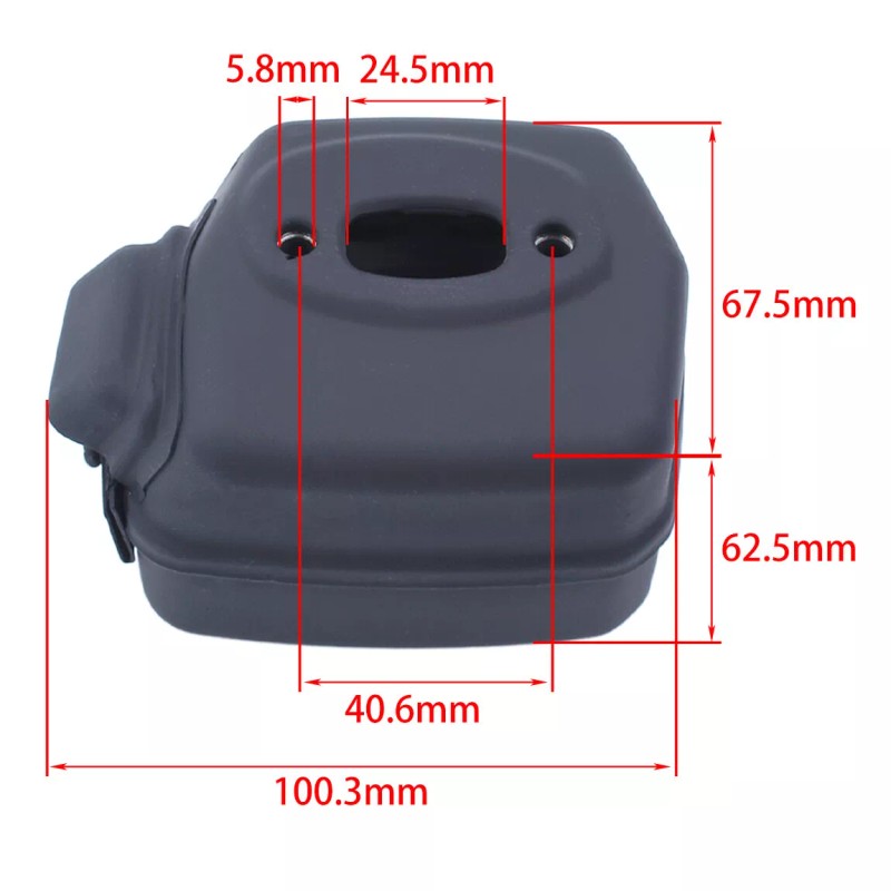 For Husqvarna 46mm Cylinder Piston Carburetor Muffler Kit For Husqvarna