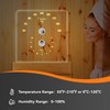 Yofidra Sauna Thermometer 2 in 1 Fahrenheit Thermometer Hygrometer with