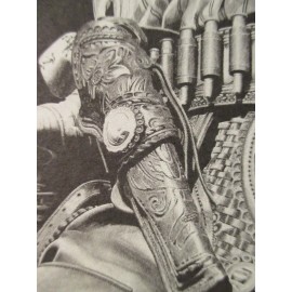 Holster Pencil Graphite Print Artwork Blank Note Card New 5 With Envelopes