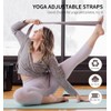 Vivva Yoga Stretching Strap Non-Elastic Cotton Yoga Belt Durable and