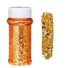 Chunky Hex Glitter Set 12 Colors 2oz  Embossed Diamond Texture Glitter for Nail Art & Tumbler Craftscolor: Set5-24 mix colors/Glitter