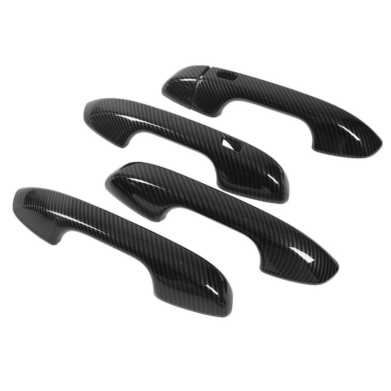 Car Exterior Door Handle Panel Carbon Fiber Style Outer Handle