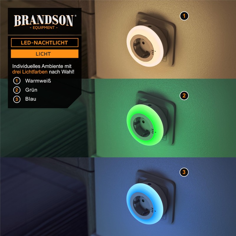 Brandson - Night light for the socket - LED night