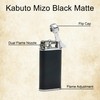 Kiribi Kabuto Japanese Pipe Lighter - Soft Angled Flame, Adjustable,