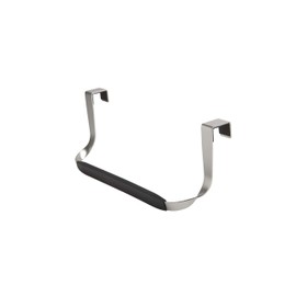 umbra Over the Door Towel Rack, Towel Bar Hook, Storage, Door Hook, Space Saver, Kitchen, Under Sink, Bathroom, Under Washbasin, Towel, Umbra, SCHNOOK, SCHNOOK 2330043047, Nickel/Black