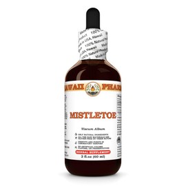 Mistletoe (Viscum Album) Dry Herb Tincture, Made in Hawaii, Organic Raw Materials, All Natural, Vegan, Pure Liquid Extract - 2 fl.oz