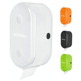 Spirella 1018764 Cube White Toilet Roll Holder Bathroom Accessories, ABS (Acrylonitrile Butadiene Styrene), 30 x 15 x 13 cm