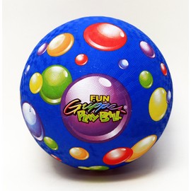 fun gripper 8.5 Inch (Bubble) Playground Ball 2/Ply by: Saturnian I (Blue)