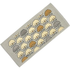 Okutani Corporation 208718 Oeki-san TOWEL and Pudoru San, Approx. 13.4 x 29.5 inches (34 x 75 cm)