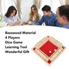 4 Sided Shut The Box Dice Game Wooden Board Table