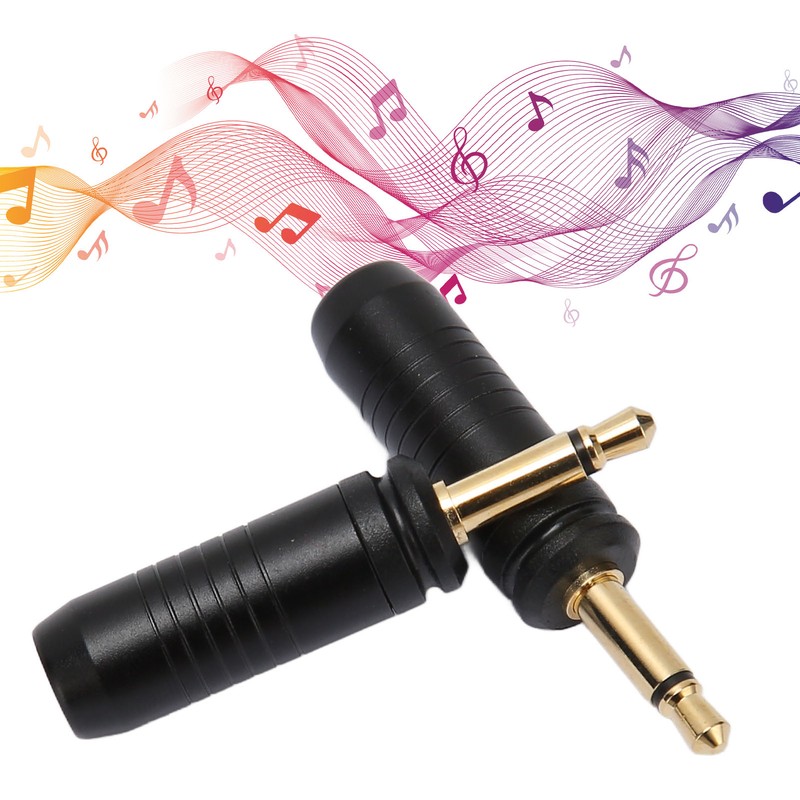 3.5mm Repair Plug Solder Type Gold Plated Replacement Mono Male
