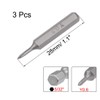 sourcing map Screwdriver Bits 3pcs 5/32 Inch Hex Shank Y0.6