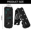 Relaxweex 4 Pack 3 Inch Holster Belt Clips Knife Belt