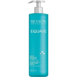 REVLON PROFESSIONAL EQUAVE Shampoo Micelar Detox para todo tipo de cabellos, Enriquecido con Queratina, 485ml