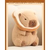 Bestsea Cute Capybara Plush Soft Capybara Plushie Pillow with Kawaii