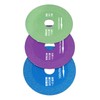 3PCS Set Glass Cutting Disc Green Blue Purple Super Slim