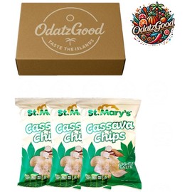St. Mary’s Cassava Chips 1.41oz (40g) 3-Pack – Curated & Packaged by ODatzGood