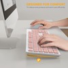 SABLUTE Wireless Keyboard and Mouse, Full-Size Wireless Mouse and Keyboard
