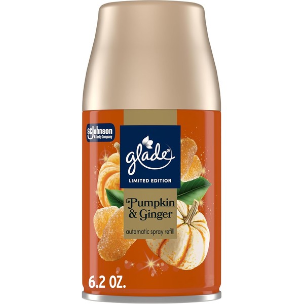 Glade Automatic Spray Refill, Pumpkin & Ginger, Scented Air Freshener