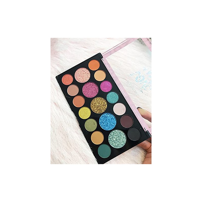 Sombras con Brillos para Ojos, Sombras con Glitter, Matte y