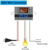 Greluma 1 x AC 110V-220V Digital LED Temperature Controller Module,