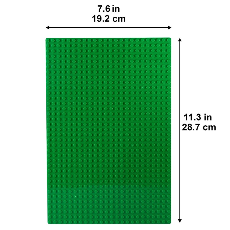 APOSTROPHE Games Building Block Base Plates Compatible with All Major