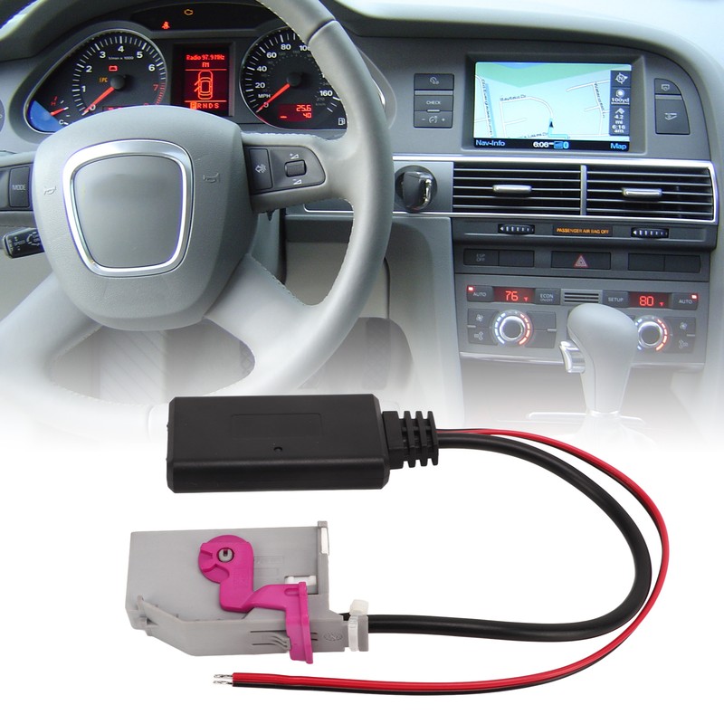 Car Radio Bluetooth 4.0 Adapter AUX Music Interface Adapter Replacement