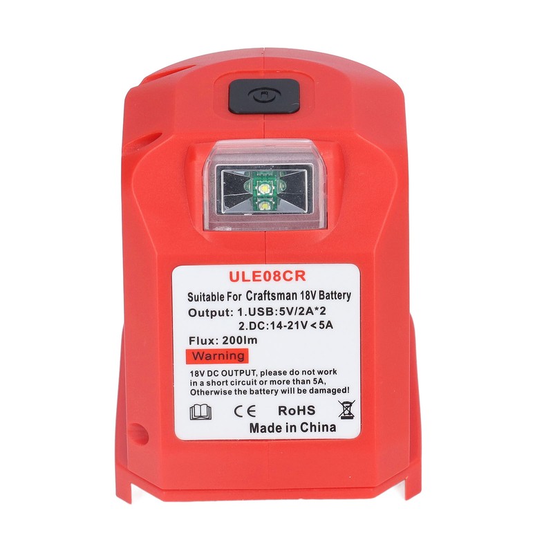 Rechargeable Spotlight Power Tool Lithium Battery Charging Lamp with USB