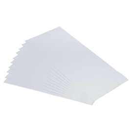 PATIKIL 10pcs Galvanized Steel Sheet, 18x8cm Galvanized Steel Plate Panels 0.5mm Thick Metal Timber Connector Sheet for Roof Flashing Fixing Repair Arts Crafts DIY Projects