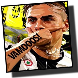 51*51 cm Extra Large Size Famous Popart Gallery Paul, dyibara Juventus Football Club International Soccer gurafikkua-topaneru Wood Poster Decor for