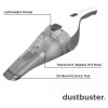 BLACK+DECKER dustbuster QuickClean Cordless Handheld Vacuum, White (HNVC215B10)