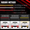 Sidaqi 100 LED Trailer Tail Lights,2835SMD Bright Tail/Stop/Brake/Sequential Turn Signal