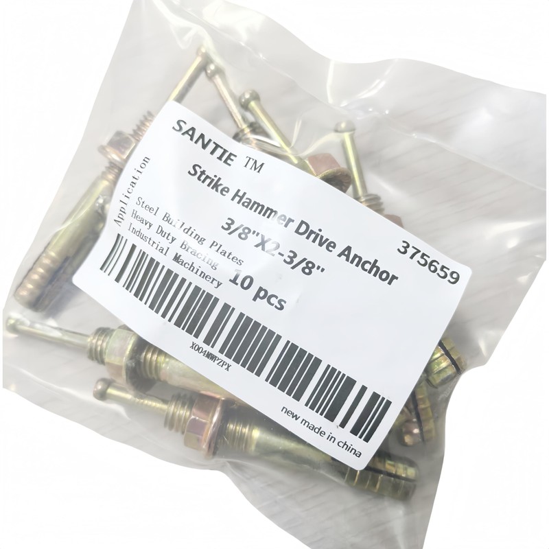 SANTIE Strike Hammer Drive Anchor(3/8" X 2-3/8") - 10 PC