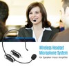 UHF Headset Wireless Microphone Professional Wireless Mic Set 6.35mm Receiver