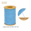 sourcing map 2pcs 500m Shirring Elastic for Sewing 0.5mm Thickness