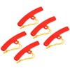 5 Pcs Tire Changer Guard Red Rubber Tire Rim Protector