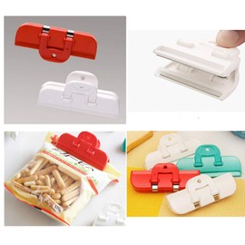 Bag Fastener Clip, Set of 2, Clamp, Food Clip, Antioxidant, Snack Storage, Food Retention, Bag Seal, Moisture Prevention, For Kitchen, Zipper Included, Kitchen Airtight, Refrigerator Bag Clip, Food Storage, Waterproof, Moisture-proof, Repeated Use, Large