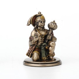 Veronese Design 3.25" Mini Hanuman Statue Hindu God of Strength Resin Figurine