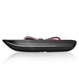 KMD LED Rear Bumper Reflector Sequential Relfectors Driving Braking Turing Plug and Play Version Easy Installation for Infiniti Q50 Q50L