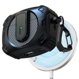 RFUNGUANGO for AirPods Pro 2nd Generation Protective case, 2024 New Space-Themed Protective case. Compatible with Airpods Pro 1/2 and, Works with MagSafe. [Black]