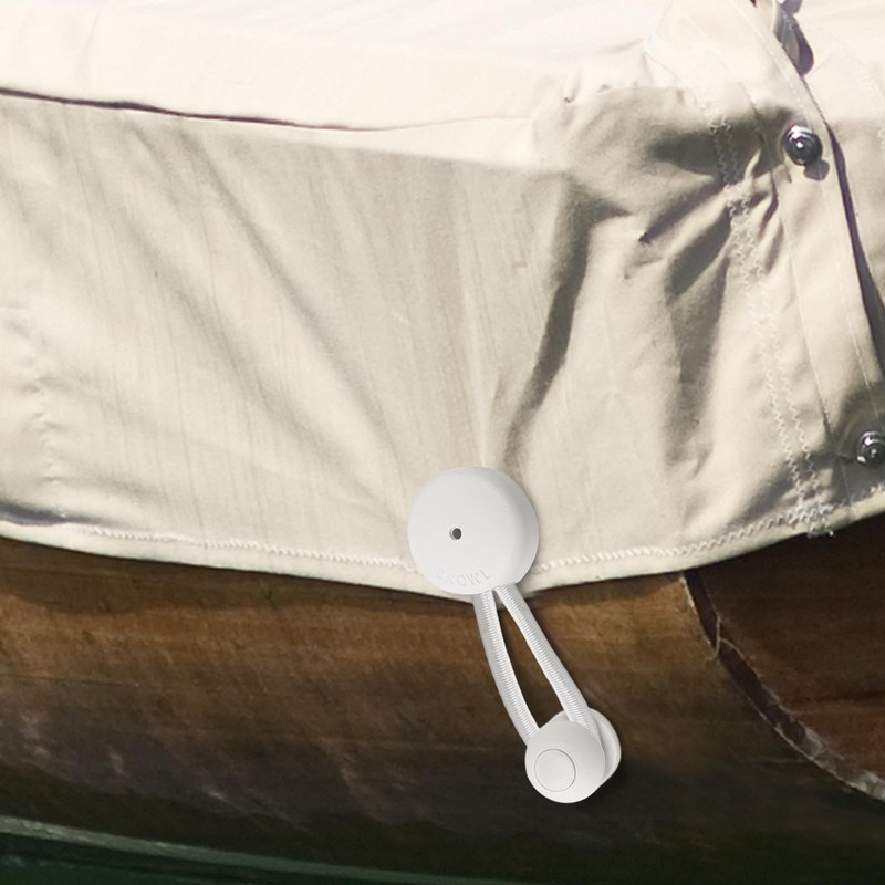 5 PCS Bungee Shock Cord Clip with Knobs, Pull Tie