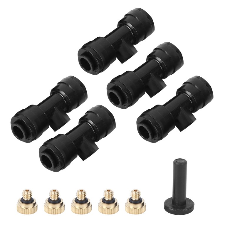 1/4 LowPressure Quick Spray Tower Fog Nozzles Patio Outdoor Cooling