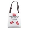 Fragile Grandparent College Drop Off Empty Nest Laughs Tote Bag