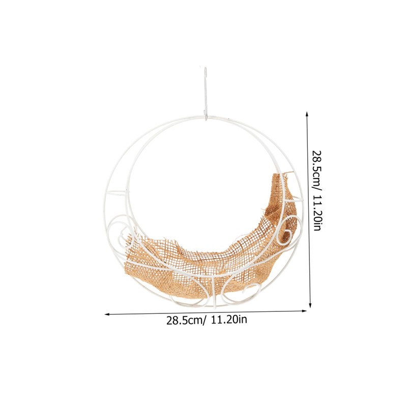 Outanaya Hanging Flower Basket Holder Iron Wire Planter Hook for