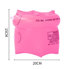 YFFSFDC Arm Ring, Float, Arm Float, For Kids, Adult Swimming Aid, Water Play, Swimming, Practice Equipment, Strong Buoyancy, Easy to Use, Safe Armband, Buoyancy Sleeve, Unisex (Pink)