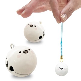 [LamPlanning] [Kinagani] Bell Netsuke Wallet, Key Chain, Charm, Mascot, Kotori, Small Bird, Made in Japan (Set of 3)