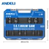 ANDELI 15PCS 5/8”—2-3/32” Carbide Hole Opener Set, Heavy Duty TCT