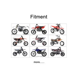 28mm High Performance Exhaust Muffler Silencer Pipe Assembly kit Dirt Bike Motocross CRF50 SSR