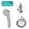MIAOHUI Modern Handheld Shower Head with On Off Switch, High